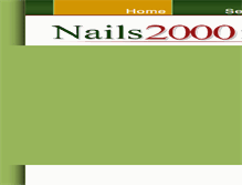 Tablet Screenshot of nails2000nspa.com